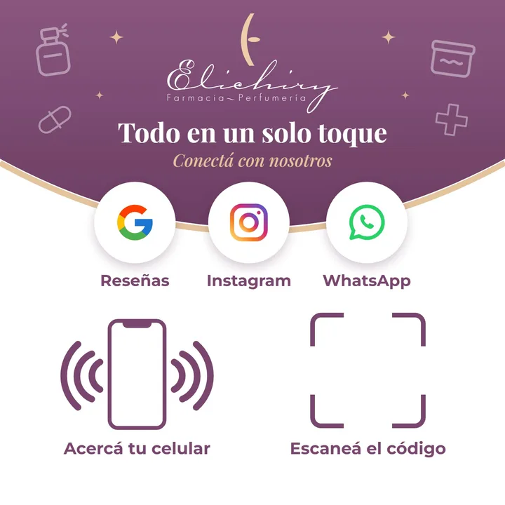 Placa personalizada de Farmacia Elichiry