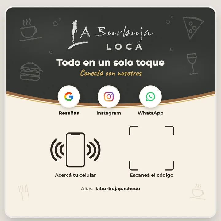 Placa personalizada de La Burbuja Loca