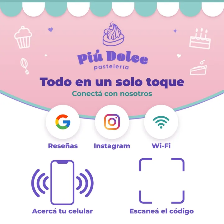 Placa personalizada de Piú Dolce