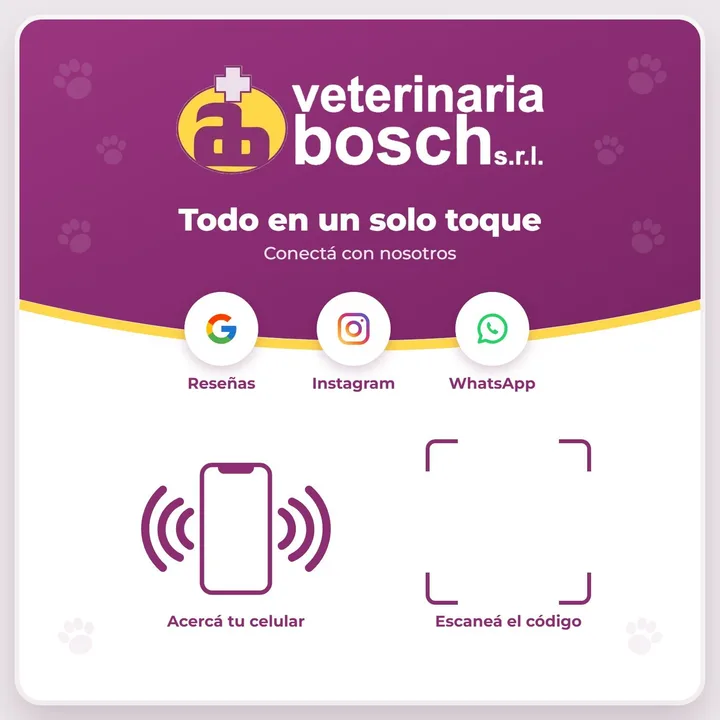 Placa personalizada de Veterinaria Bosch
