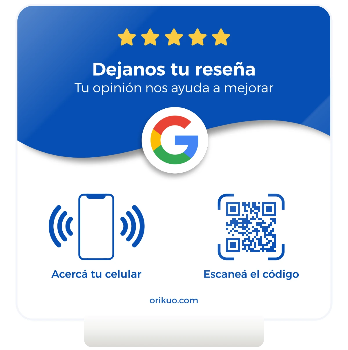 Orikuo Reseñas de frente